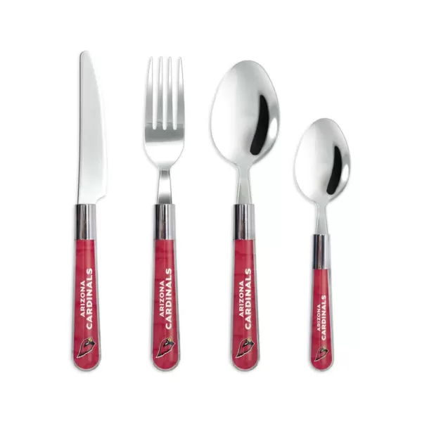 sportsvault NFL 16-Piece Arizona Cardinals Flatware Set (Service for 4)