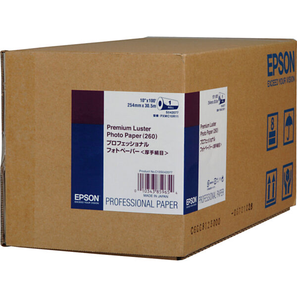 Epson Premium Luster Photo Inkjet Paper (10" x 100' Roll)