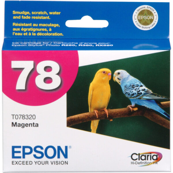 Epson 78 Claria Hi-Definition Magenta Ink Cartridge