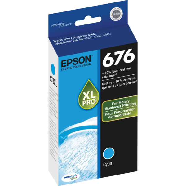 Epson 676XL Cyan Ink Cartridge