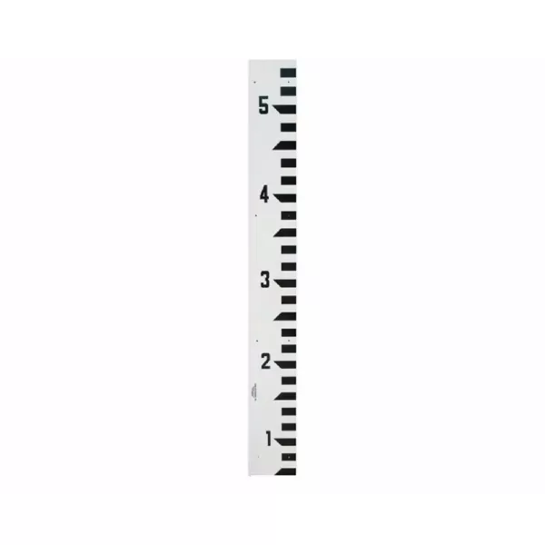 AdirPro 5 ft. Stream Gauge 10ths/feet Measuring 0.5 ft. to 5.5 ft.