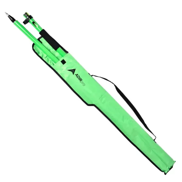 AdirPro 2 m. RTK GPS Rover Rod Pole, Fluorescent Yellow