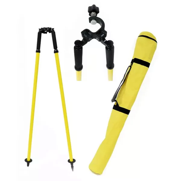 AdirPro Aluminum Prism Pole Bipod in Yellow