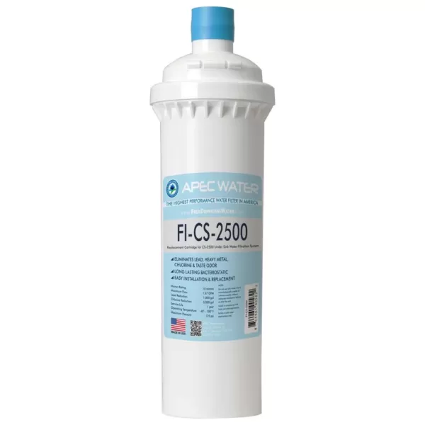 APEC Water Systems CS-Series 5,000 Gal. Replacement Filter for CS-2500 High Capacity Under-Counter Water Filtration System