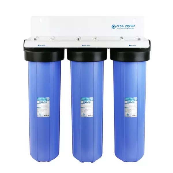 APEC Water Systems 3-Stage 20" Whole House Big Blue Housing Set