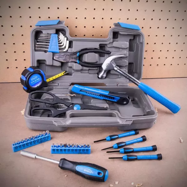 Apollo Home Tool Set in Blue (39-Pieces)