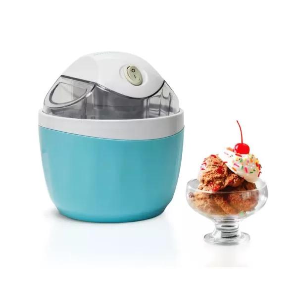 Nostalgia 0.5 Qt. Aqua Electric Ice Cream Maker