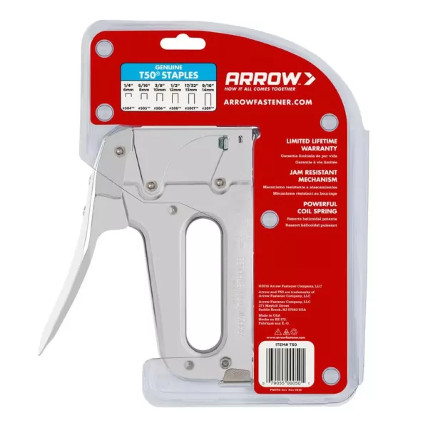 Arrow T50 Heavy Duty Staple Gun