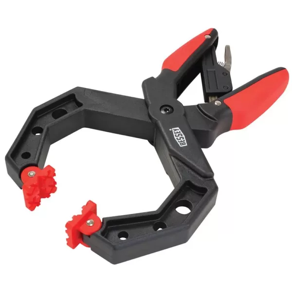 BESSEY 4 in. Capacity Square Jawed Ratcheting Hand Clamp