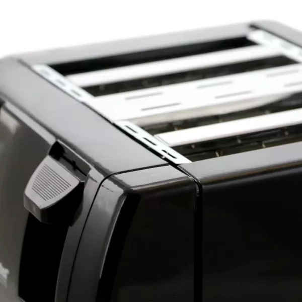 Better Chef Dual-Control 4-Slice Black Toaster