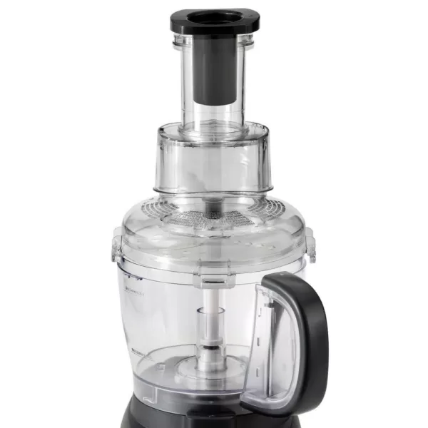 BLACK+DECKER Wide Mouth 10-Cup 2-Speed Black Food Processor