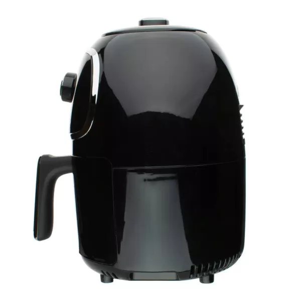 Brentwood Appliances 2 qt. Black Small Electric Air Fryer with Timer and Temperature Control