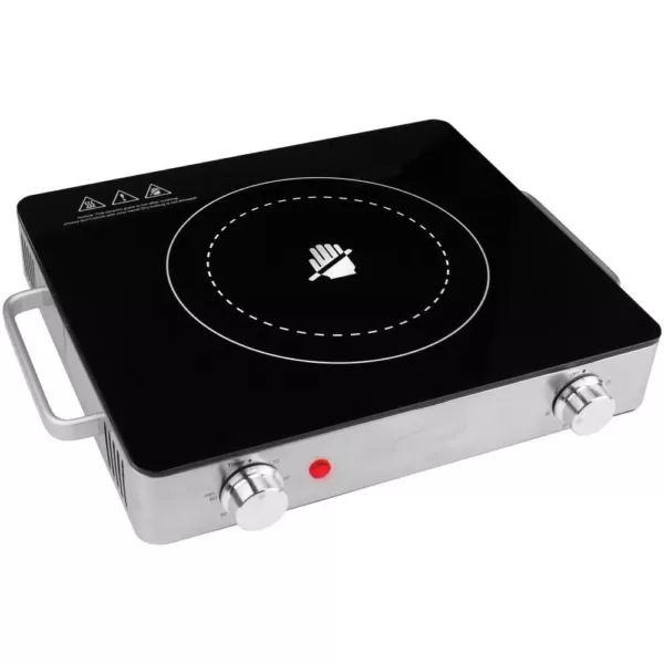 Brentwood Appliances Single Burner 28 in. Black Infrared Electric Burner