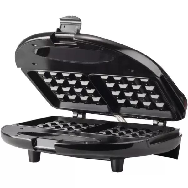 Brentwood Appliances 750 W Dual Black Nonstick Waffle Maker