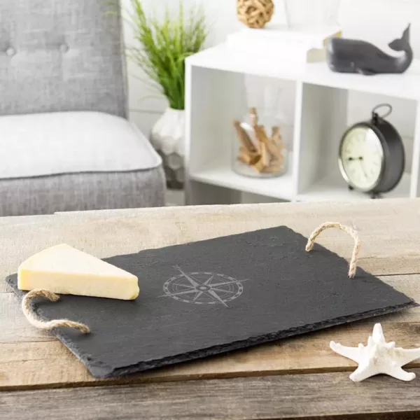 Cathy's Concepts Compass Slate Serving Tray