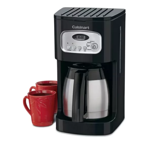 Cuisinart 10-Cup Black Programmable Thermal Coffee Maker