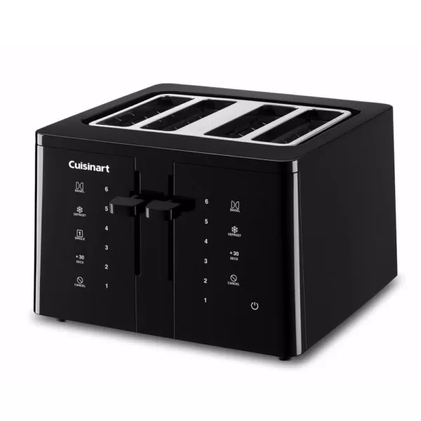 Cuisinart Touchscreen 4-Slice Black Wide Slot Toaster