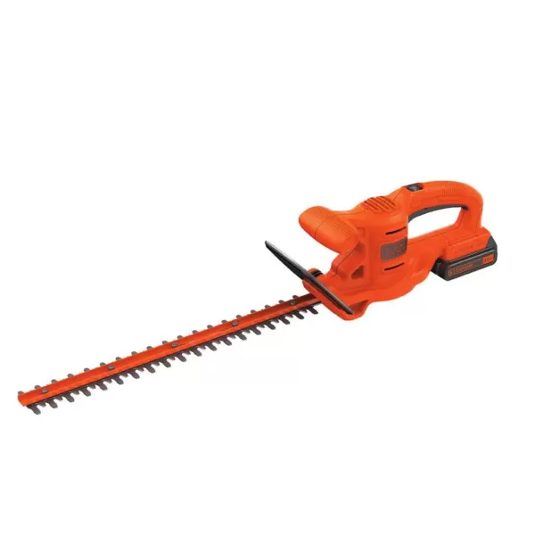 BLACK+DECKER 18 in. 20V MAX Lithium-Ion Cordless Hedge Trimmer with (1) 1.5Ah Battery & Charger Included