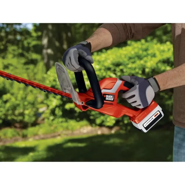 BLACK+DECKER 24 in. 40V MAX Lithium-Ion Cordless Hedge Trimmer (Tool Only)