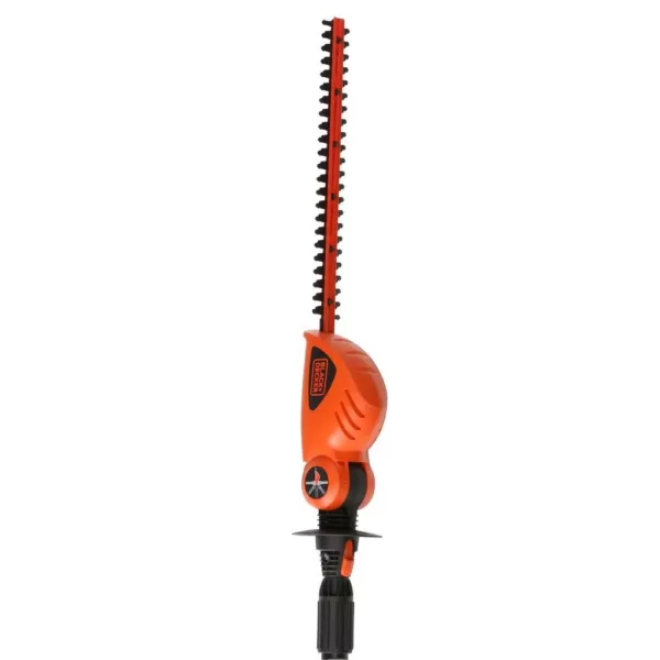 BLACK+DECKER 18 in. 20V Max Lithium-Ion Cordless Pole Hedge Trimmer with (2) 1.5Ah Batteries and Charger Included