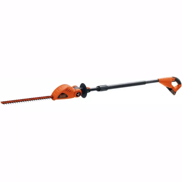 BLACK+DECKER 18 in. 20V Max Lithium-Ion Cordless Pole Hedge Trimmer with (2) 1.5Ah Batteries and Charger Included