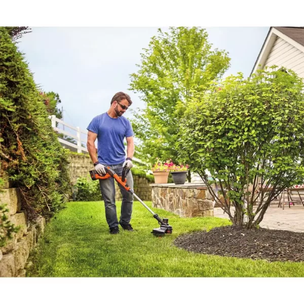 BLACK+DECKER 40V MAX Lithium-Ion Cordless String Trimmer with (1) 1.5Ah Battery and Charger Included