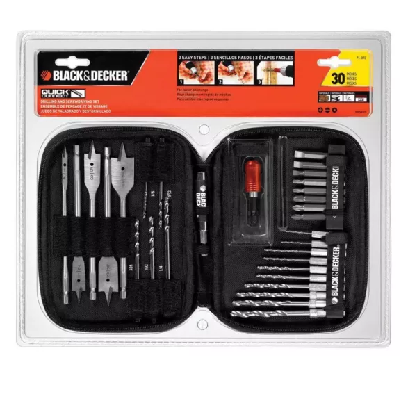 BLACK+DECKER Quick Connect Set (30-Piece)