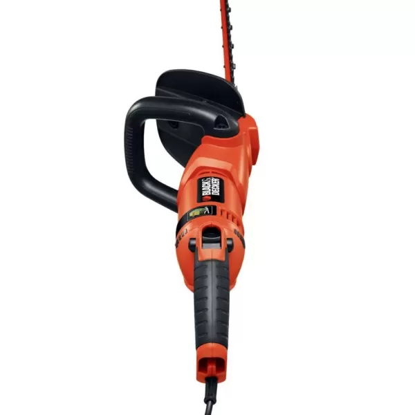 BLACK+DECKER 24 in. 3.3-Amp Corded Electric Hedge Hog Trimmer with Rotating Handle