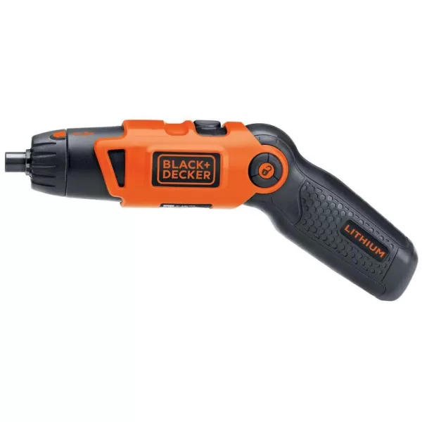 BLACK+DECKER 3.6-Volt Lithium-Ion Cordless Rechargeable 1/4 in. 3-PositIon Cordless Rechargeable Screwdriver with Charger