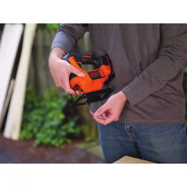 BLACK+DECKER 20-Volt MAX Lithium-Ion Cordless Jig Saw (Tool-Only)