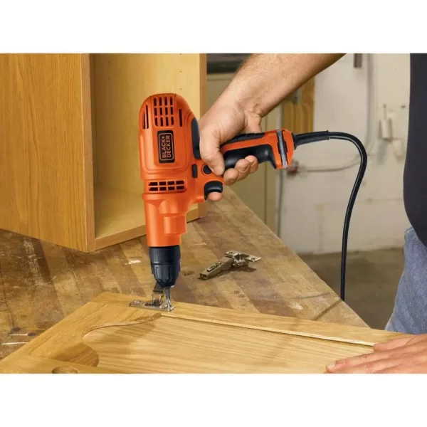 BLACK+DECKER 5.2 Amp 3/8 in. Corded Drill