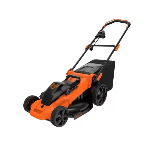 BLACK+DECKER 20 in. 13-Amp Corded Electric Walk Behind Push Lawn Mower