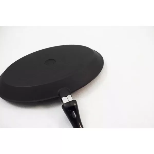 ExcelSteel 11 in. Cast Aluminum Nonstick Frying Pan in Black