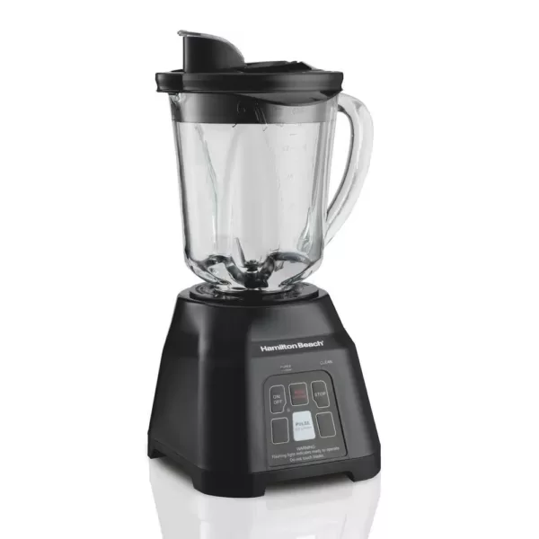 Hamilton Beach 40 oz. 2-Speed Black Glass Smoothie Smart Blender