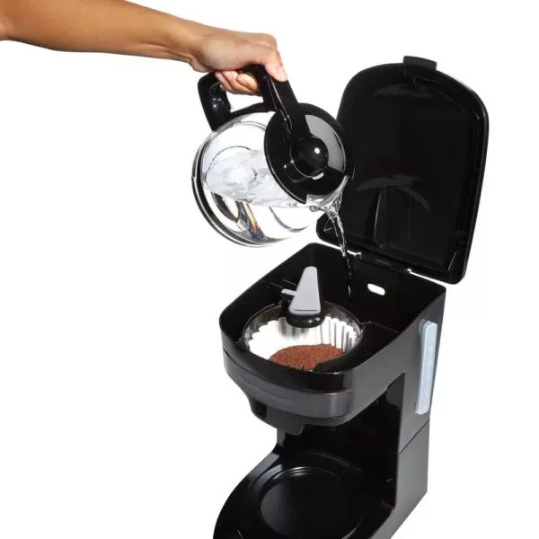 Hamilton Beach 12-Cup Black Stainless Programmable Drip Coffee Maker