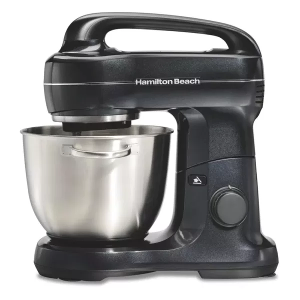 Hamilton Beach 4 Qt. 7-Speed Black Stand Mixer