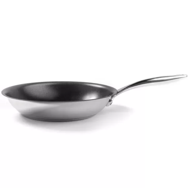 Ozeri Earth Pan ETERNA 8 in. Stainless Steel Nonstick Frying Pan in Black Interior