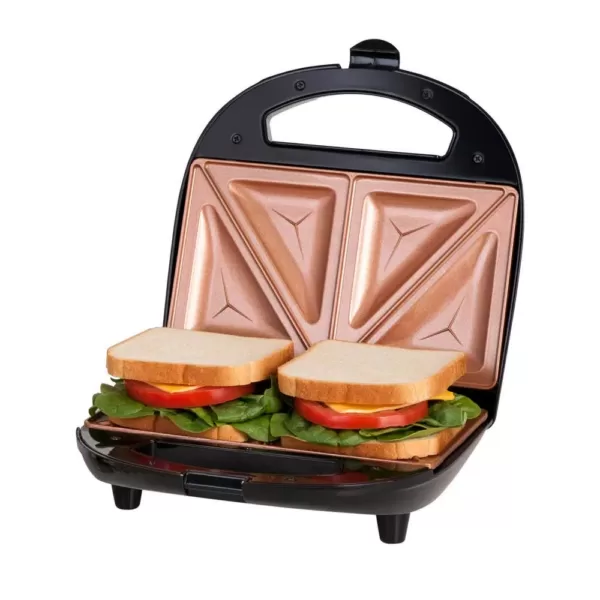 Gotham Steel Ti-Ceramic Black Non-Stick Sandwich Maker