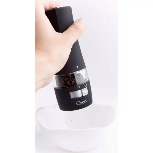 Ozeri Savore Soft Touch Electric Pepper Mill and Grinder