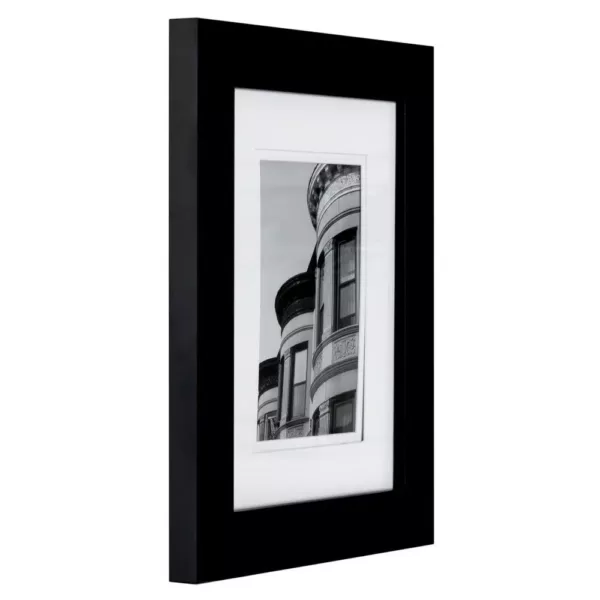 Pinnacle 4 in. x 6 in. Black Picture Frame