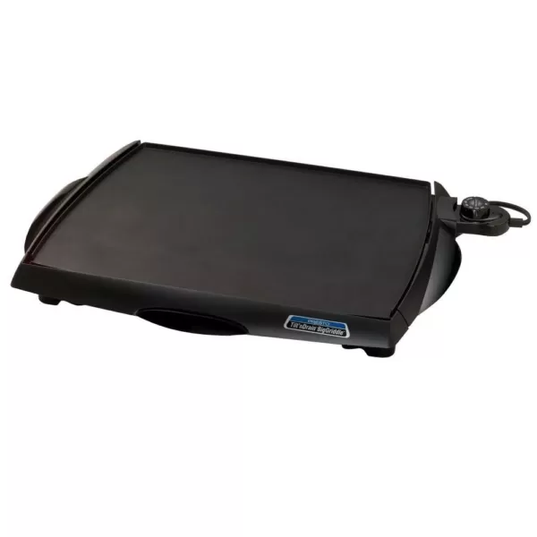 Presto Tilt 'n Drain 285 sq. in. Black Non-Stick Electric Griddle