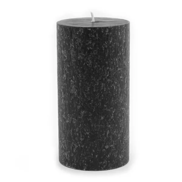 ROOT CANDLES 3 in. x 6 in. Timberline Black Pillar Candle