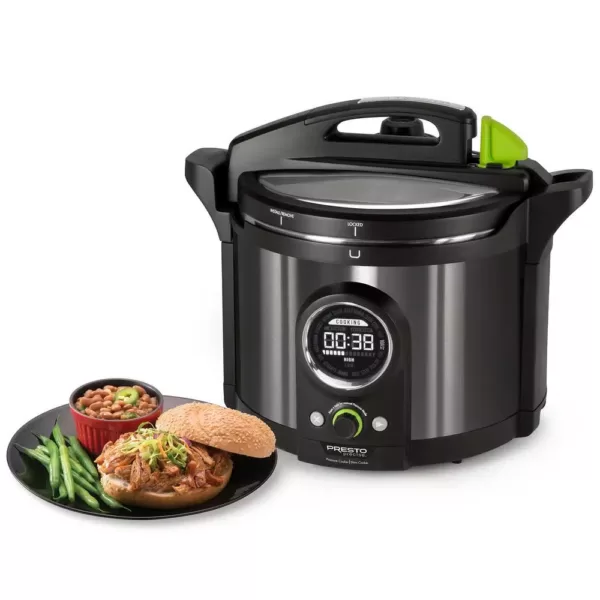 Presto 10 Qt. Black Stainless Electric Pressure Cooker