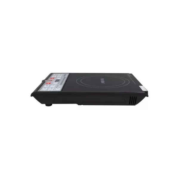 Tayama Single Burner 8 in. Black Induction Hot Plate with Shabu Cooking Pot