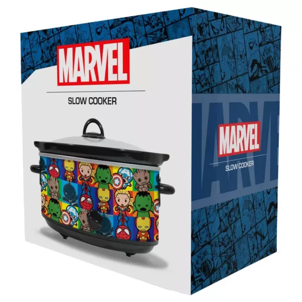 Uncanny Brands Marvel Kawaii 7qt. Slow Cooker Black