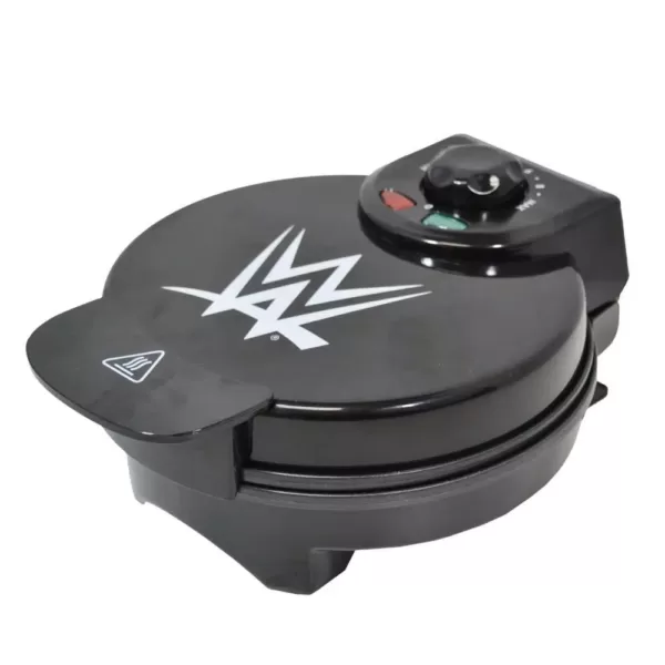 Uncanny Brands World Wrestling Entertainment Championship Belt Black Waffle Maker