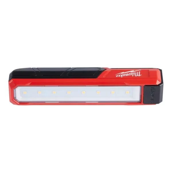 Milwaukee 445 Lumens LED Rover Rechargeable Pocket Flood Light W/ Extra REDLITHIUM USB Battery