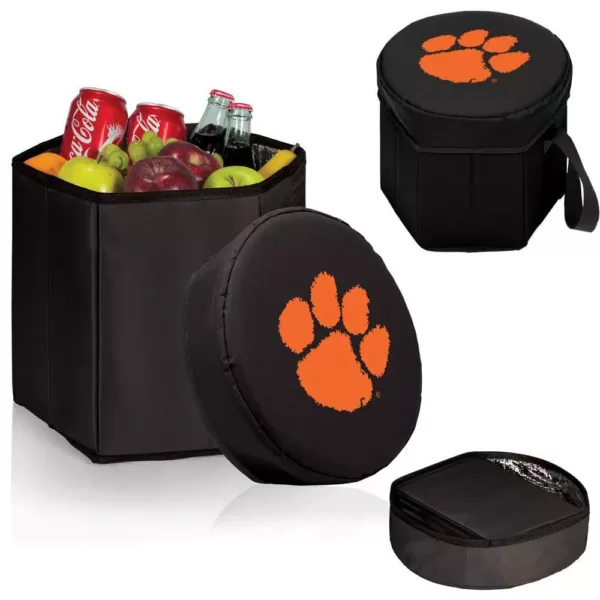 Picnic Time 12 Qt. Clemson Tigers Black Bongo Cooler