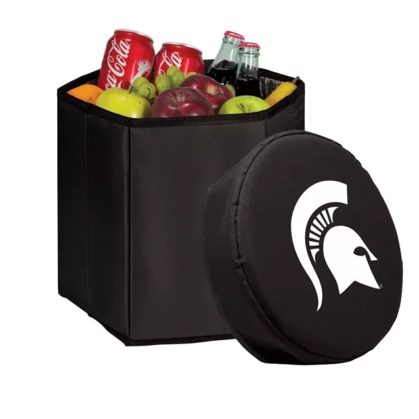 Picnic Time 12 Qt. Michigan State Spartans Black Bongo Cooler