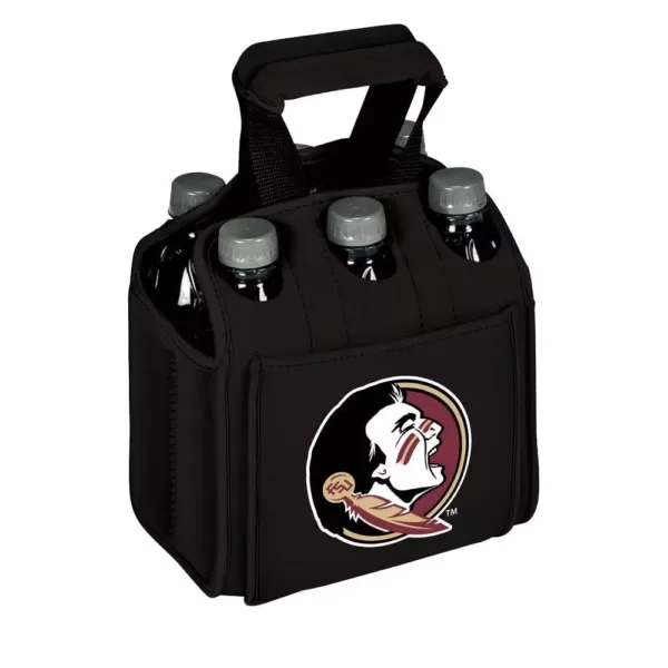 Picnic Time Florida State University Seminoles 6-Bottles Black Beverage Carrier